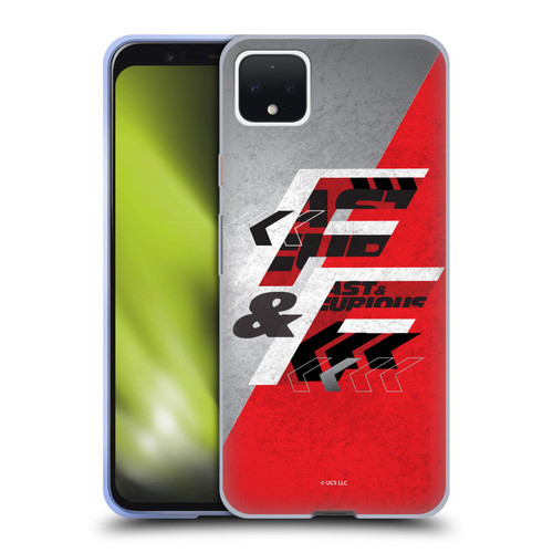 Fast & Furious Franchise Logo Art F&F Red Soft Gel Case for Google Pixel 4 XL