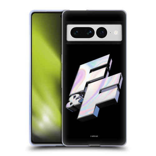 Fast & Furious Franchise Logo Art F&F 3D Soft Gel Case for Google Pixel 7 Pro