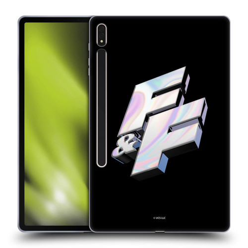 Fast & Furious Franchise Logo Art F&F 3D Soft Gel Case for Samsung Galaxy Tab S8 Plus