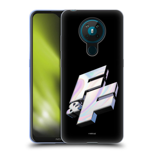 Fast & Furious Franchise Logo Art F&F 3D Soft Gel Case for Nokia 5.3
