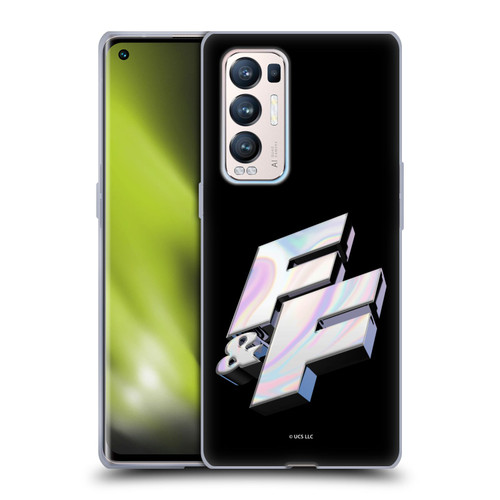 Fast & Furious Franchise Logo Art F&F 3D Soft Gel Case for OPPO Find X3 Neo / Reno5 Pro+ 5G