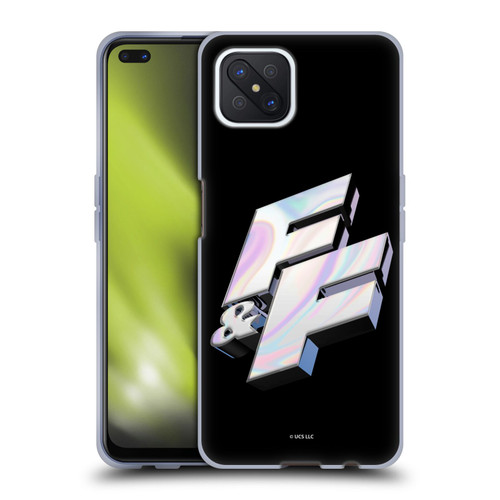 Fast & Furious Franchise Logo Art F&F 3D Soft Gel Case for OPPO Reno4 Z 5G