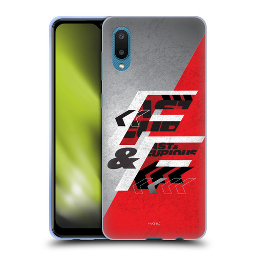 Fast & Furious Franchise Logo Art F&F Red Soft Gel Case for Samsung Galaxy A02/M02 (2021)