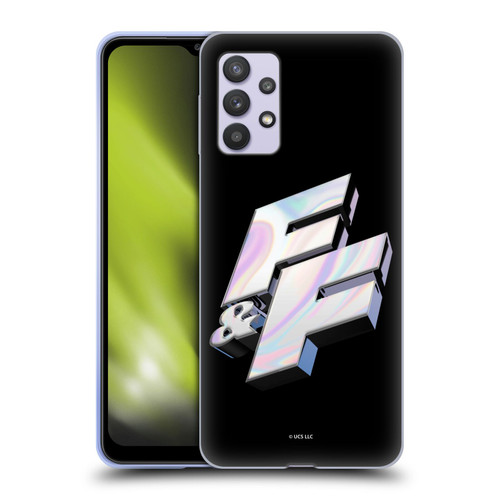 Fast & Furious Franchise Logo Art F&F 3D Soft Gel Case for Samsung Galaxy A32 5G / M32 5G (2021)