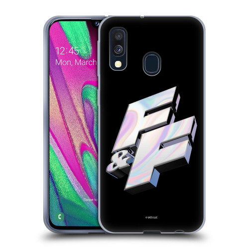 Fast & Furious Franchise Logo Art F&F 3D Soft Gel Case for Samsung Galaxy A40 (2019)