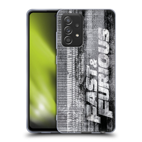 Fast & Furious Franchise Logo Art Tire Skid Marks Soft Gel Case for Samsung Galaxy A52 / A52s / 5G (2021)