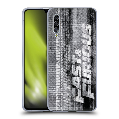 Fast & Furious Franchise Logo Art Tire Skid Marks Soft Gel Case for Samsung Galaxy A90 5G (2019)