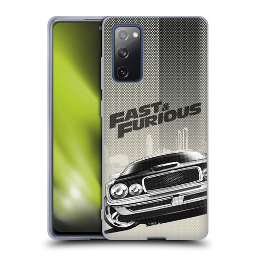 Fast & Furious Franchise Logo Art Halftone Car Soft Gel Case for Samsung Galaxy S20 FE / 5G