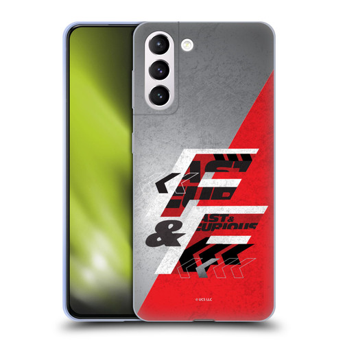 Fast & Furious Franchise Logo Art F&F Red Soft Gel Case for Samsung Galaxy S21+ 5G