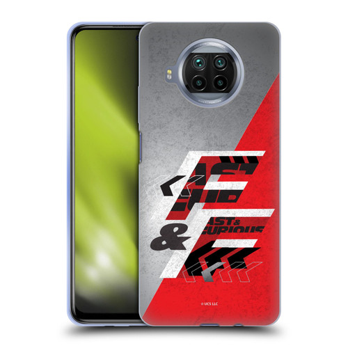 Fast & Furious Franchise Logo Art F&F Red Soft Gel Case for Xiaomi Mi 10T Lite 5G