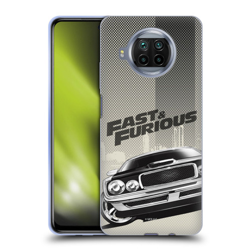 Fast & Furious Franchise Logo Art Halftone Car Soft Gel Case for Xiaomi Mi 10T Lite 5G
