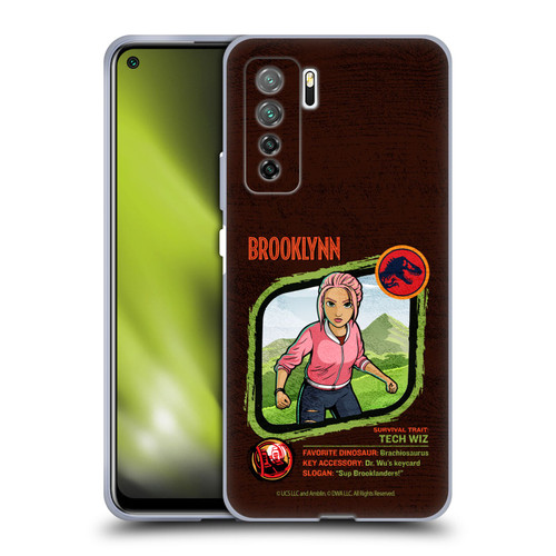Jurassic World: Camp Cretaceous Character Art Brooklynn Soft Gel Case for Huawei Nova 7 SE/P40 Lite 5G