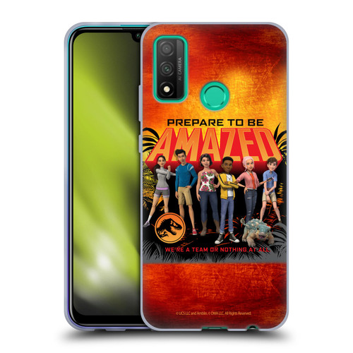 Jurassic World: Camp Cretaceous Character Art Amazed Soft Gel Case for Huawei P Smart (2020)