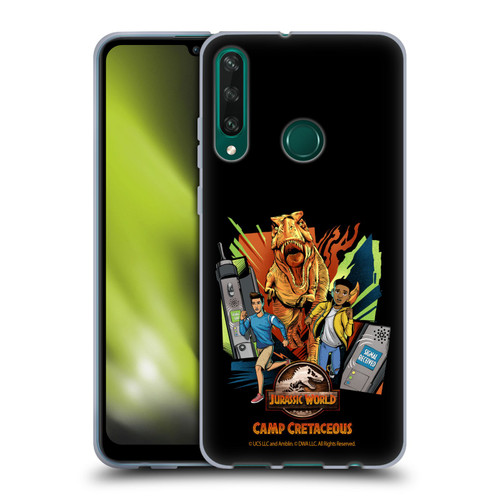 Jurassic World: Camp Cretaceous Character Art Signal Soft Gel Case for Huawei Y6p