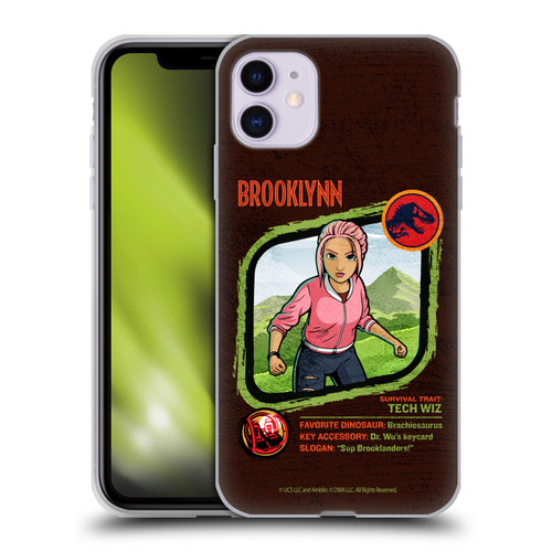 Jurassic World: Camp Cretaceous Character Art Brooklynn Soft Gel Case for Apple iPhone 11