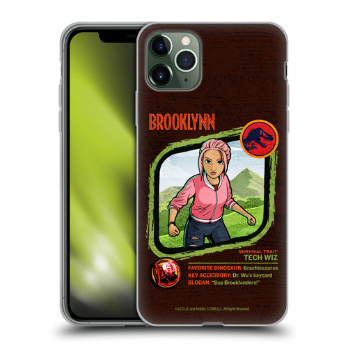 Jurassic World: Camp Cretaceous Character Art Brooklynn Soft Gel Case for Apple iPhone 11 Pro Max