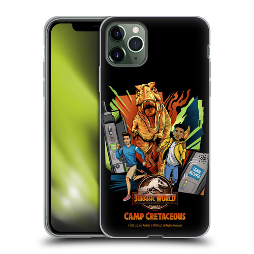 Jurassic World: Camp Cretaceous Character Art Signal Soft Gel Case for Apple iPhone 11 Pro Max