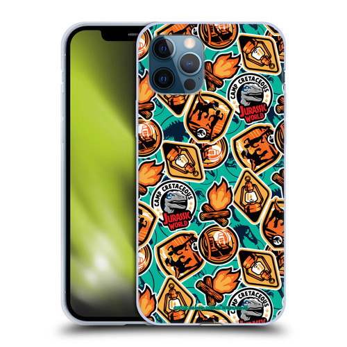Jurassic World: Camp Cretaceous Character Art Pattern Soft Gel Case for Apple iPhone 12 / iPhone 12 Pro