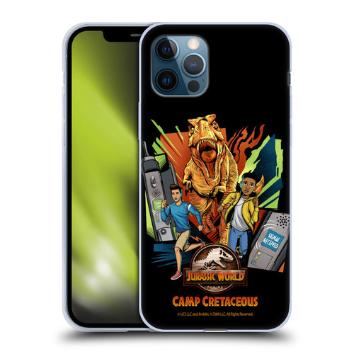 Jurassic World: Camp Cretaceous Character Art Signal Soft Gel Case for Apple iPhone 12 / iPhone 12 Pro
