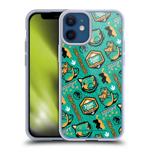 Jurassic World: Camp Cretaceous Character Art Pattern Bumpy Soft Gel Case for Apple iPhone 12 Mini