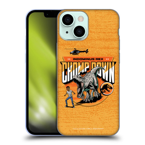 Jurassic World: Camp Cretaceous Character Art Champ Down Soft Gel Case for Apple iPhone 13 Mini