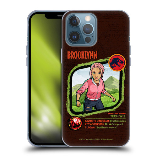 Jurassic World: Camp Cretaceous Character Art Brooklynn Soft Gel Case for Apple iPhone 13 Pro Max