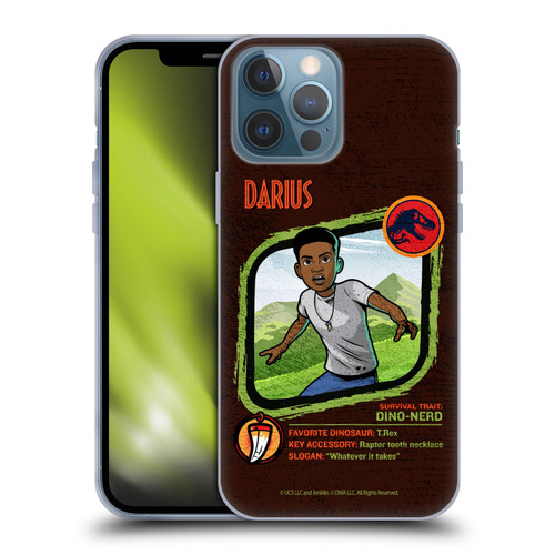 Jurassic World: Camp Cretaceous Character Art Darius Soft Gel Case for Apple iPhone 13 Pro Max
