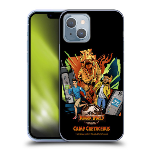 Jurassic World: Camp Cretaceous Character Art Signal Soft Gel Case for Apple iPhone 14
