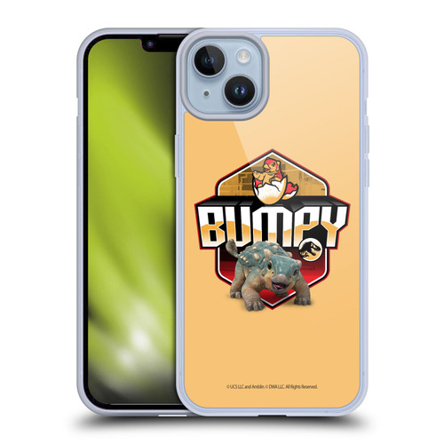 Jurassic World: Camp Cretaceous Character Art Bumpy Soft Gel Case for Apple iPhone 14 Plus