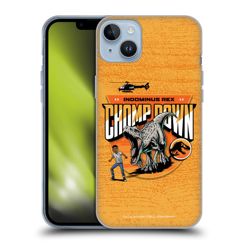 Jurassic World: Camp Cretaceous Character Art Champ Down Soft Gel Case for Apple iPhone 14 Plus