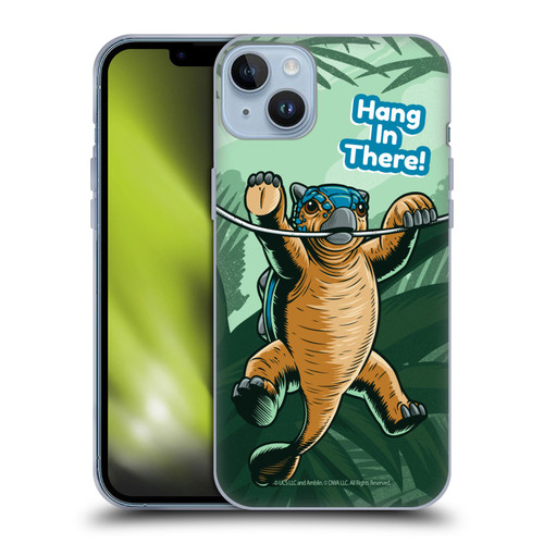 Jurassic World: Camp Cretaceous Character Art Hang In There Soft Gel Case for Apple iPhone 14 Plus