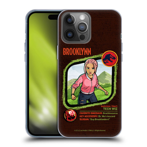 Jurassic World: Camp Cretaceous Character Art Brooklynn Soft Gel Case for Apple iPhone 14 Pro Max