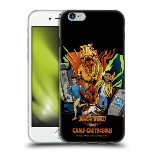 Jurassic World: Camp Cretaceous Character Art Signal Soft Gel Case for Apple iPhone 6 / iPhone 6s