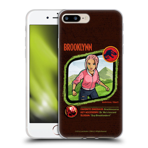 Jurassic World: Camp Cretaceous Character Art Brooklynn Soft Gel Case for Apple iPhone 7 Plus / iPhone 8 Plus