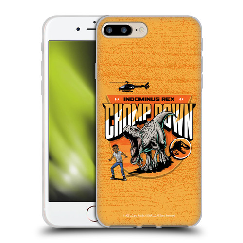 Jurassic World: Camp Cretaceous Character Art Champ Down Soft Gel Case for Apple iPhone 7 Plus / iPhone 8 Plus