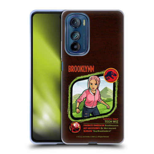 Jurassic World: Camp Cretaceous Character Art Brooklynn Soft Gel Case for Motorola Edge 30