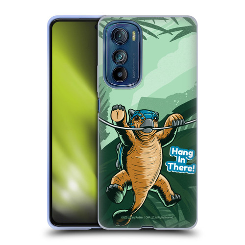 Jurassic World: Camp Cretaceous Character Art Hang In There Soft Gel Case for Motorola Edge 30
