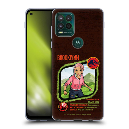 Jurassic World: Camp Cretaceous Character Art Brooklynn Soft Gel Case for Motorola Moto G Stylus 5G 2021