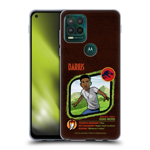 Jurassic World: Camp Cretaceous Character Art Darius Soft Gel Case for Motorola Moto G Stylus 5G 2021