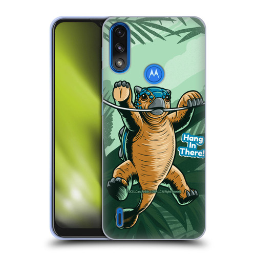 Jurassic World: Camp Cretaceous Character Art Hang In There Soft Gel Case for Motorola Moto E7 Power / Moto E7i Power