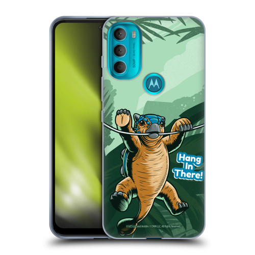 Jurassic World: Camp Cretaceous Character Art Hang In There Soft Gel Case for Motorola Moto G71 5G