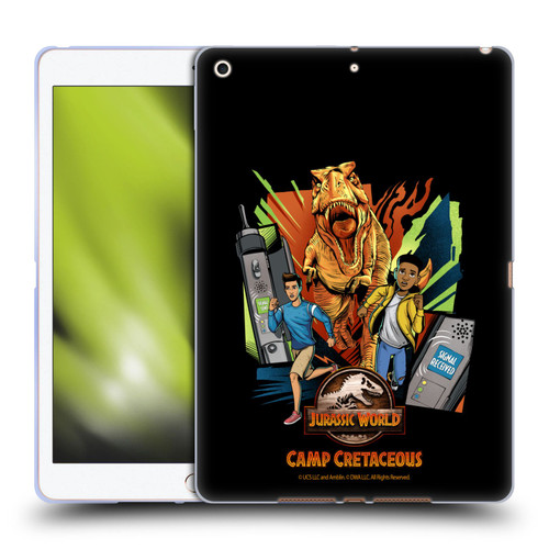 Jurassic World: Camp Cretaceous Character Art Signal Soft Gel Case for Apple iPad 10.2 2019/2020/2021