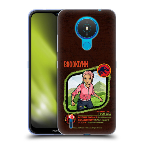 Jurassic World: Camp Cretaceous Character Art Brooklynn Soft Gel Case for Nokia 1.4