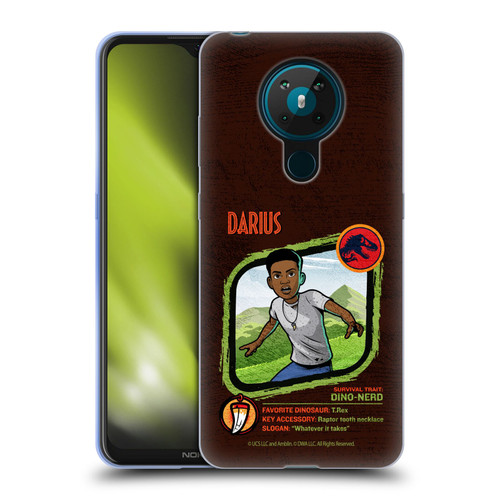 Jurassic World: Camp Cretaceous Character Art Darius Soft Gel Case for Nokia 5.3