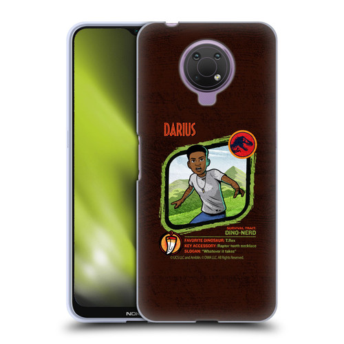 Jurassic World: Camp Cretaceous Character Art Darius Soft Gel Case for Nokia G10