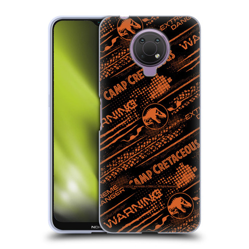 Jurassic World: Camp Cretaceous Character Art Pattern Danger Soft Gel Case for Nokia G10