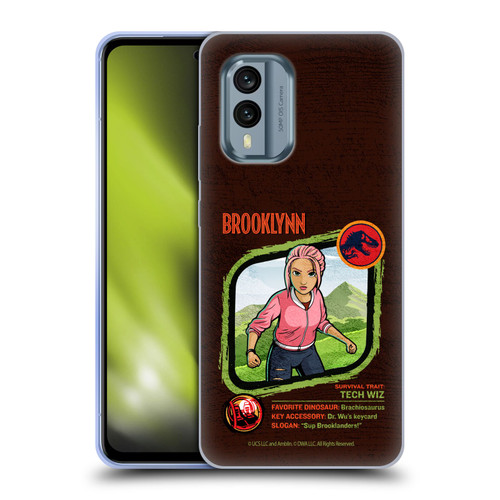 Jurassic World: Camp Cretaceous Character Art Brooklynn Soft Gel Case for Nokia X30