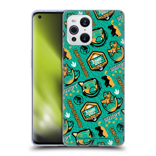 Jurassic World: Camp Cretaceous Character Art Pattern Bumpy Soft Gel Case for OPPO Find X3 / Pro