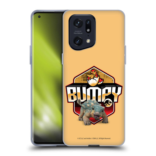 Jurassic World: Camp Cretaceous Character Art Bumpy Soft Gel Case for OPPO Find X5 Pro