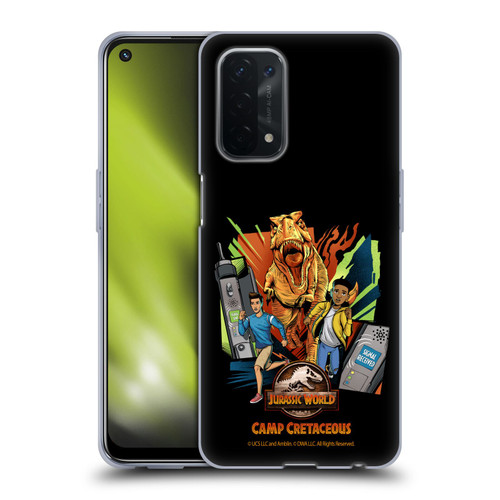 Jurassic World: Camp Cretaceous Character Art Signal Soft Gel Case for OPPO A54 5G